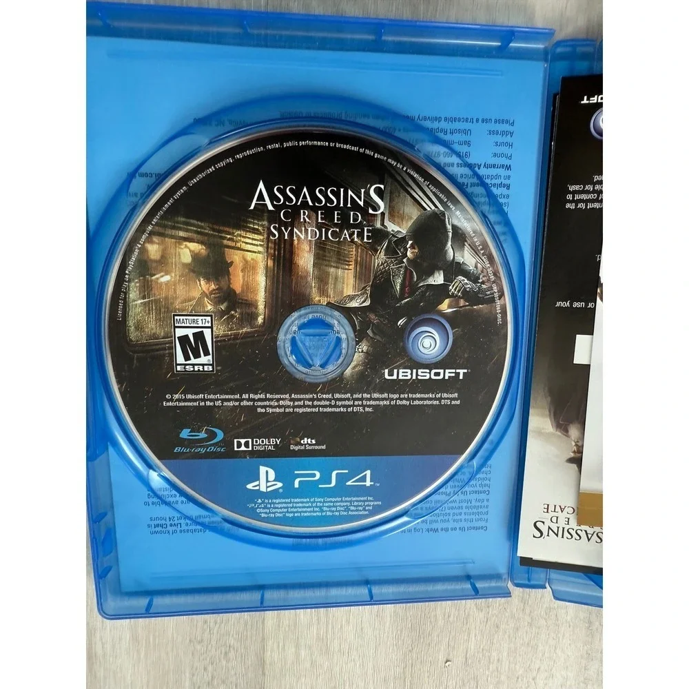 Assassins Creed Syndicate Limited Edition PS4 Video Game Complete
